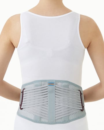 مشد اسفل الظهر بدعامات من دكتور ميد  VENTILATED WAIST SUPPORT DR-B053