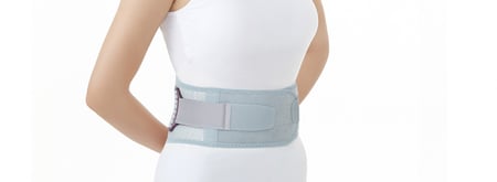 مشد اسفل الظهر بدعامات من دكتور ميد  VENTILATED WAIST SUPPORT DR-B053