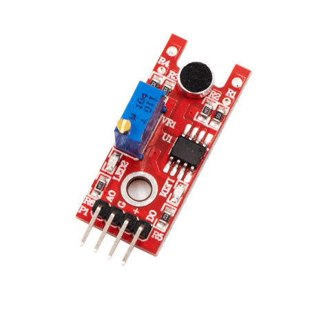 Small microphone sound sensor module | وحدة استشعار الصوت