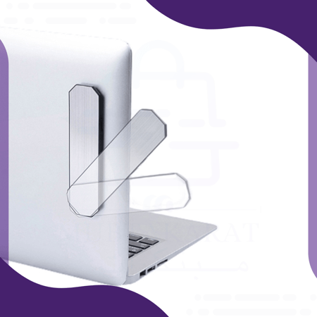 حامل جوال مغناطيسي خفي قابل للطي يثبت خلف الشاشات