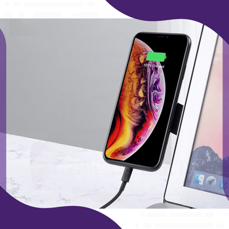 حامل جوال مغناطيسي خفي قابل للطي يثبت خلف الشاشات