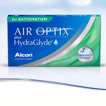 عدسات آير أوبتكس بلس هيدراغليد الأسبوعية للاستجماتيزم AIR OPTIX