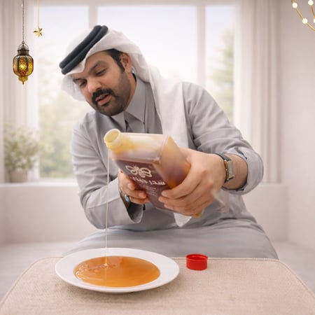 4 كيلو عسل سدر جبلي (عسل نادر ما في زيه كثير)