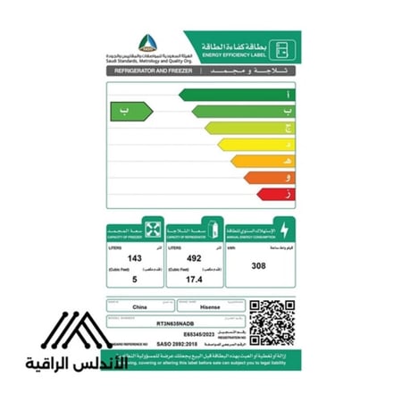 كفاءة الطاقة واستهلاك سنوي ضئيل