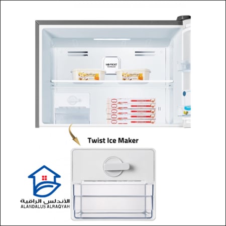 ثلاجة هايسنس 19.9 قدم ستيل انفيرتر