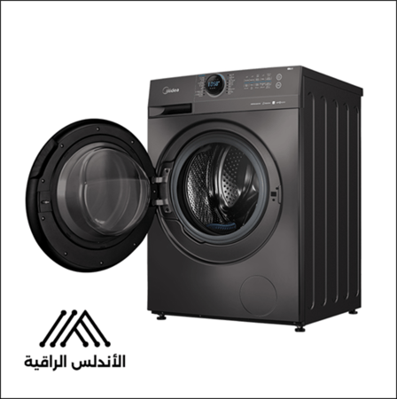 غسالة ميديا 12 كجم تحميل أمامي 14 برنامج تيتانيوم بالبخار