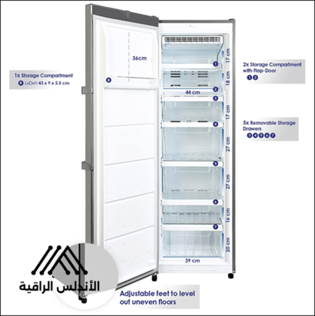 فريزر صامت لتخزين الطعام