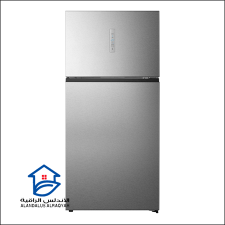 ثلاجة هايسنس 19,9 قدم ستيل انفيرتر