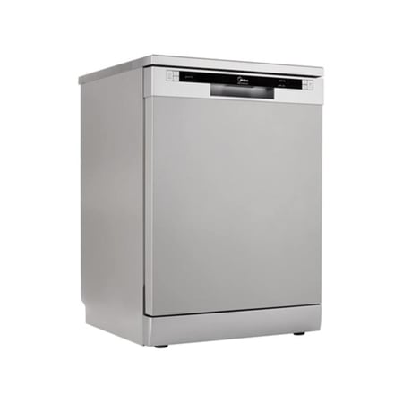 غسالة صحون ميديا 12 مكان 6 برامج فضي شاشة LED