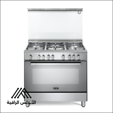 موقد غاز إلبا 5 عيون ستانلس