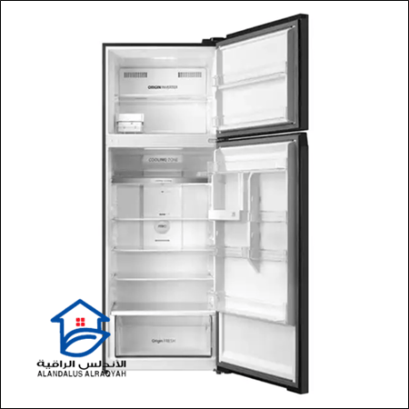 ثلاجة توشيبا 16.4 قدم انفرتر رمادي لامع