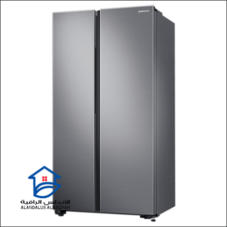 ثلاجة سامسونج باب جنب باب 22.9 قدم فضي