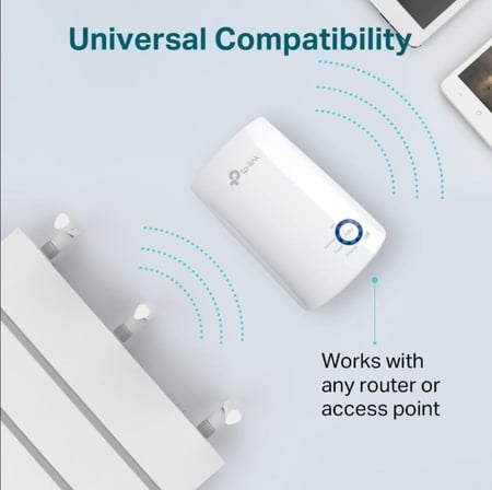 موزع شبكة و موسع نطاق واي فاي TP-Link TL-WA850RE بسرعة 300 ميجابت في الثانية