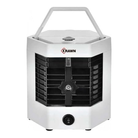 مُبرد هواء محمول موديل KW-52500 5W من كراون، مُكيف هواء صغير محمول، مبرد هواء للمساحة الشخصية بمنفذ USB، مُكيف هواء وجهاز ترطيب ومُنقّي هواء 3 في 1