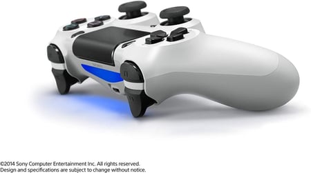 يد تحكم دوال شوك 4 لجهاز PS4 من سوني لون ابيض الاصلية