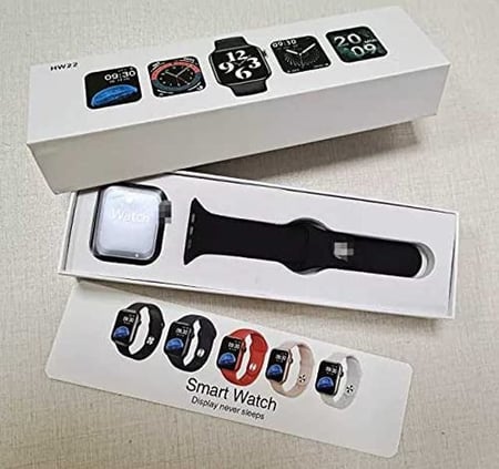 ساعة ذكية 6 أحدث الساعات الذكية بشاشة كبيرة.