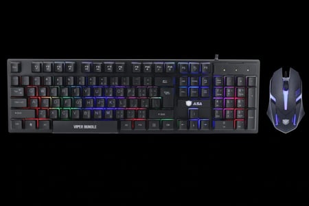 فايبر باندل كيبورد , ماوس   VIPER BUNDLE KEAYBOARD AND MOUSE