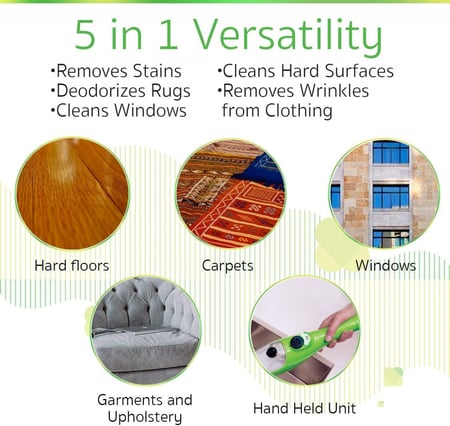 الممسحة البخارية 5 وظائف في جهاز واحد من DLC.MP85