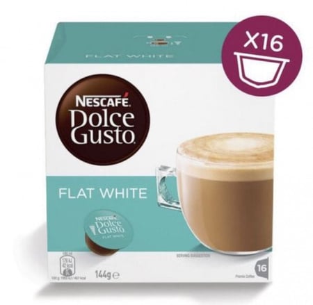 كبسولات فلات وايت FLAT WHITE دلوتشي غوستو