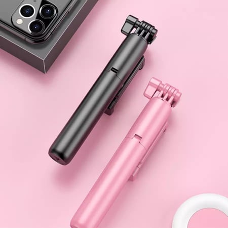 عصا سيلفي بلوتوث لاسلكية لهواتف ايفون 11 برو 7 8 لهواتف سامسونج جالاكسي قابلة للطي مونوبود