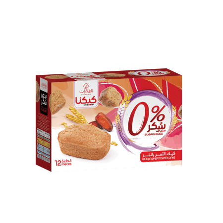 كيك التمر بالبر بدون سكر مضاف