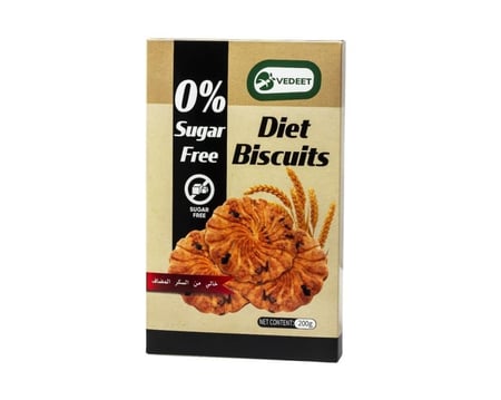 بسكويت الشوفان مع فاصوليا الحمراء- بدون سكر 200 جرام