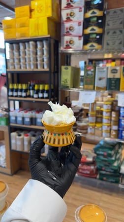 سطل زبدة غنم