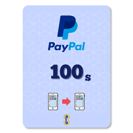 100 دولار رصيد بايبال PayPal