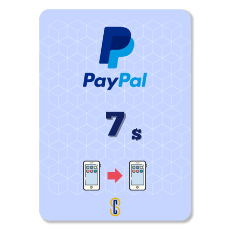 7 دولار رصيد بايبال PayPal