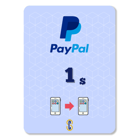 1 دولار رصيد بايبال PayPal
