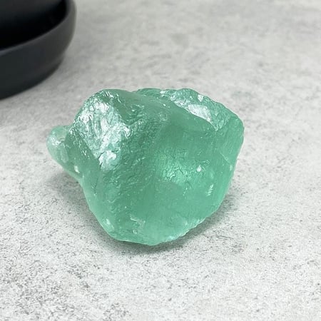 فلورايت اخضر خام طبيعي