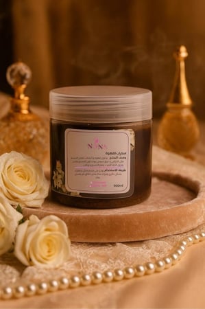 مقشر جسم بالقهوه  حجم 500 مل