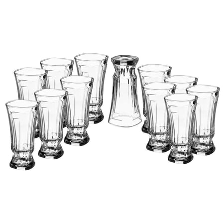 كاسات عصير زجاج ياباني 12 قطعة زجاج 160 مل