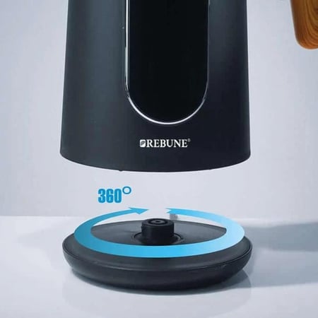 غلاية ريبون ستيل كهربائية بشاشة LED تعمل باللمس , 2200 واط ,1.7 لتر