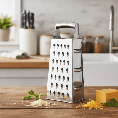 مبشرة يدوية استيل 4 جوانب مقاس 22 سم