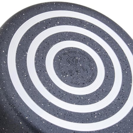 طقم قدور جرانيت تركي 10 قطعة لون رصاصي