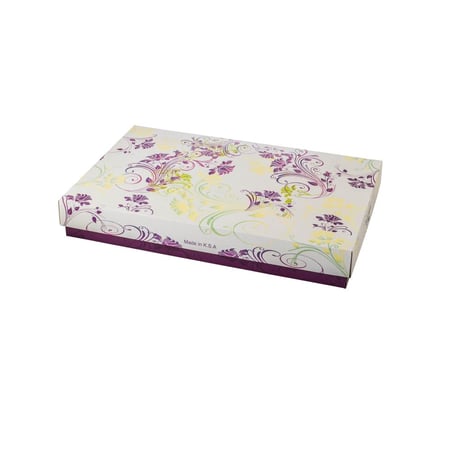 طقم شاي وقهوة زجاج 18 قطعة مثلج ابيض 145 مل