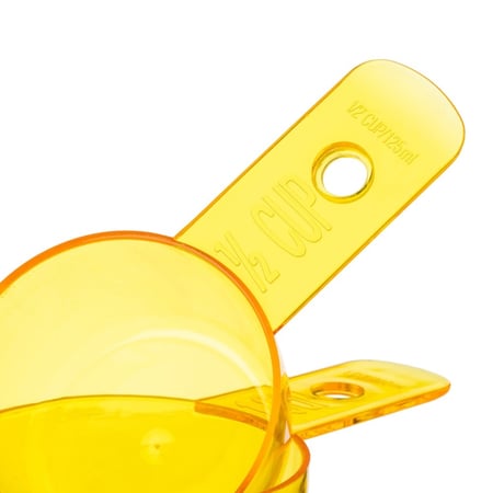 طقم مكيال قياس اكريلك كبير ألوان متعددة