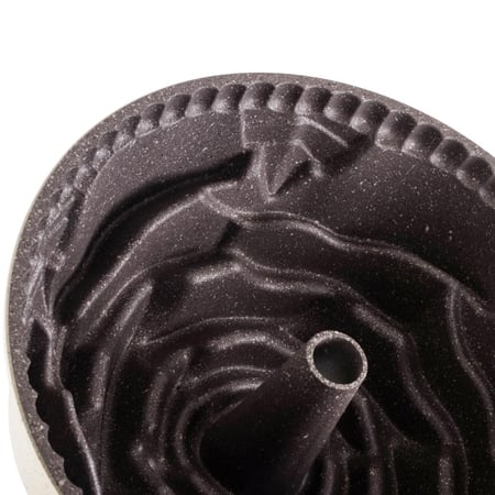 قالب كيك معدن ماريسا ذهبي شكل وردة الوان متعددة مقاس 24 سم