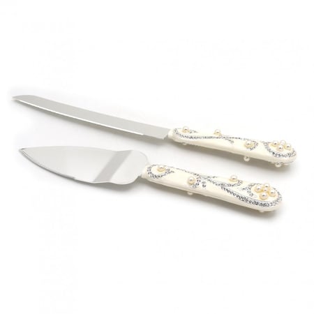 جاروف مع سكين لتقطيع الكيك