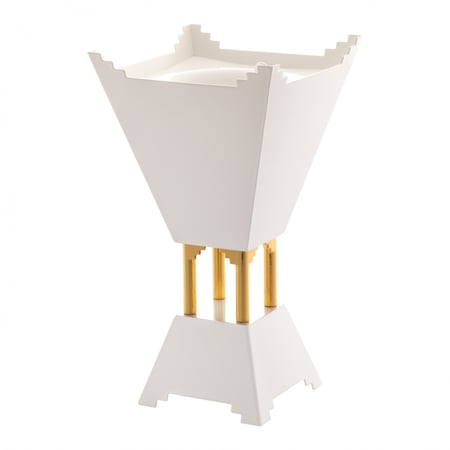 مبخرة الديوانية ابيض وذهبي