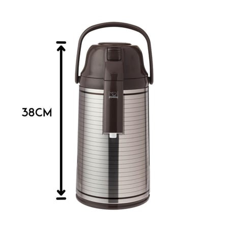 ترمس ضغط ابو فيل ياباني 3 لتر بني Zojirushi