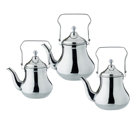 طقم براد شاي استيل 3 قطع