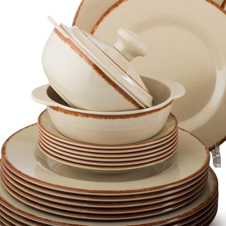 طقم عشاء ميلامين بيج 57 قطعة 6 اشخاص