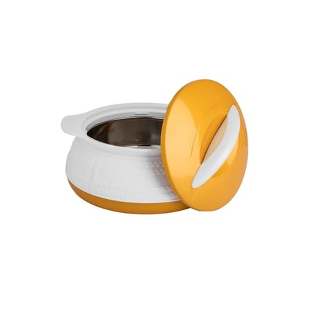 طقم حافظات طعام  MILTON ابيض و اصفر 3 قطع