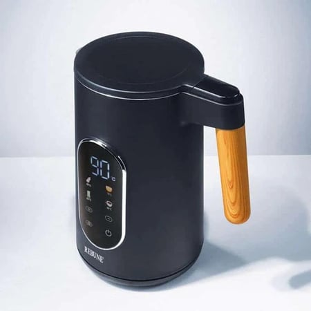 غلاية ريبون ستيل كهربائية بشاشة LED تعمل باللمس , 2200 واط ,1.7 لتر