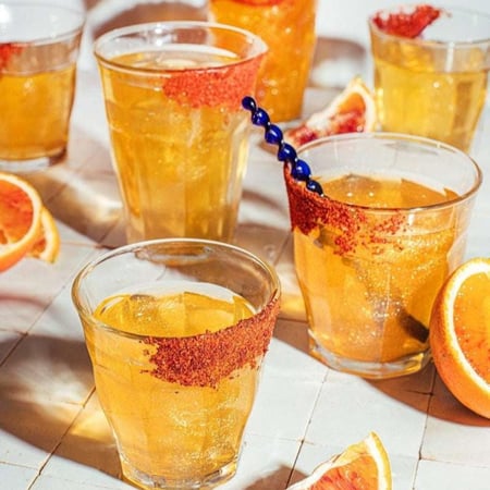 طقم كاسات شاي زجاج 6 قطعة DURALEX فرنسي 130مل