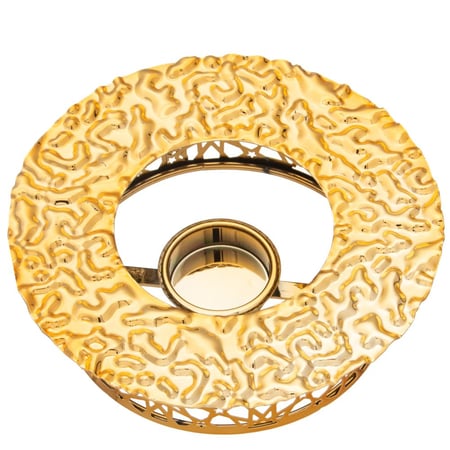 قاعدة دلة وبراد شاي معدن ذهبي