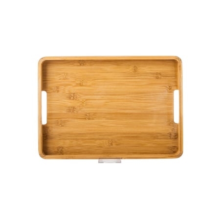 صينية تقديم خشب بانبو مقاس 38*28