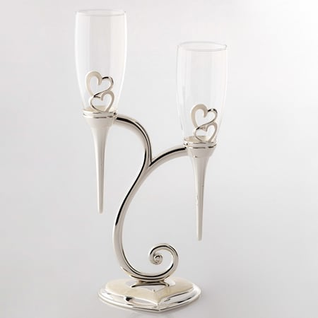 طقم كاسات افراح فضي